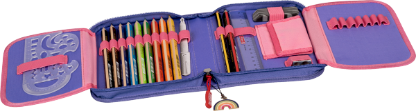 BRUNNEN Federmäppchen 2 Klappen Magic Rainbow